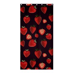 Watercolor Strawberry Shower Curtain 36  X 72  (stall)  by SychEva