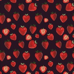 Watercolor Strawberry Play Mat (square) by SychEva