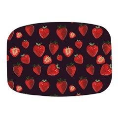 Watercolor Strawberry Mini Square Pill Box by SychEva