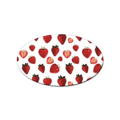Strawberry Watercolor Sticker Oval (100 Pack) by SychEva