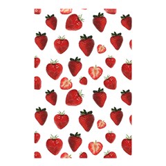 Strawberry Watercolor Shower Curtain 48  X 72  (small)  by SychEva