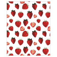 Strawberry Watercolor Drawstring Bag (small) by SychEva