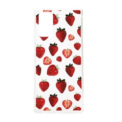 Strawberry Watercolor Samsung Galaxy Note 20 Tpu Uv Case by SychEva