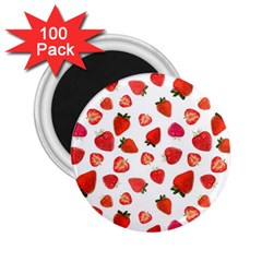 Strawberries 2 25  Magnets (100 Pack)  by SychEva