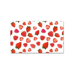 Strawberries Sticker (rectangular) by SychEva