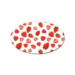 Strawberries Sticker Oval (100 Pack) by SychEva