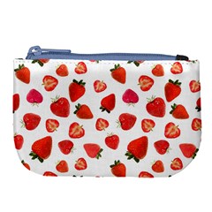 Strawberries Large Coin Purse by SychEva