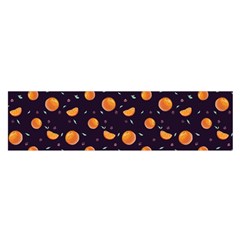 Oranges Oblong Satin Scarf (16  X 60 ) by SychEva