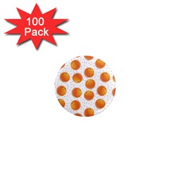 Orange 1  Mini Magnets (100 Pack)  by SychEva