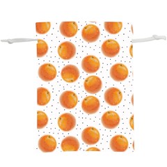 Orange Lightweight Drawstring Pouch (xl) by SychEva