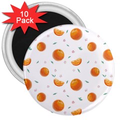 Oranges 3  Magnets (10 Pack)  by SychEva