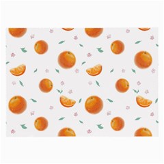 Oranges Large Glasses Cloth (2 Sides) by SychEva