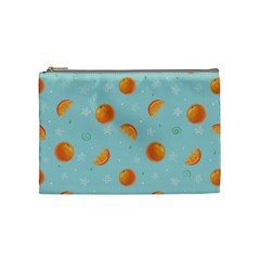 Oranges Pattern Cosmetic Bag (medium) by SychEva