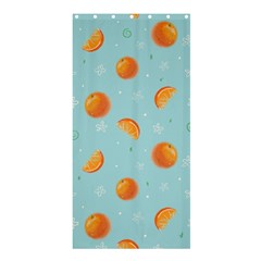 Oranges Pattern Shower Curtain 36  X 72  (stall)  by SychEva