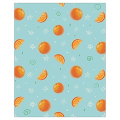 Oranges Pattern Drawstring Bag (small) by SychEva
