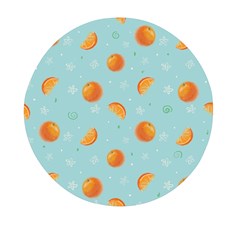 Oranges Pattern Mini Round Pill Box (pack Of 3) by SychEva