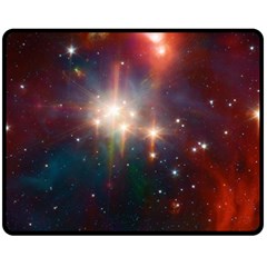Astrology Astronomical Cluster Galaxy Nebula Fleece Blanket (medium) by Jancukart