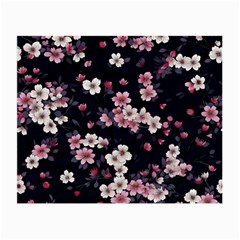 Sakura Flower Flowers Floral Flora Nature Small Glasses Cloth by Jancukart