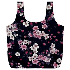 Sakura Flower Flowers Floral Flora Nature Full Print Recycle Bag (xxxl) by Jancukart