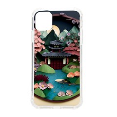 Japanese Garden Flowers Landscape Iphone 11 Tpu Uv Print Case