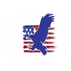 Usa Flag Eagle Symbol American Bald Eagle Country Mini Square Pill Box by Wegoenart