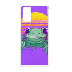 Frog Animal Sun Amphibian Figure Digital Art Samsung Galaxy Note 20 Tpu Uv Case by Wegoenart