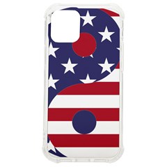 Yang Yin America Flag Abstract Art Asian Balance Iphone 12 Mini Tpu Uv Print Case	 by Wegoenart