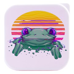 Frog Animal Sun Amphibian Figure Digital Art Stacked Food Storage Container