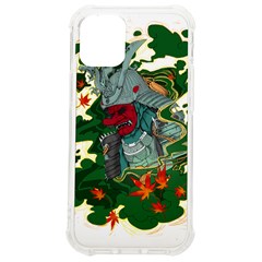 Armor Japan Maple Leaves Samurai Mask Cut Iphone 12 Mini Tpu Uv Print Case	
