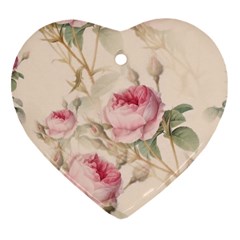 Roses-58 Heart Ornament (two Sides) by nateshop