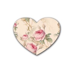 Roses-58 Rubber Heart Coaster (4 Pack) by nateshop