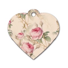 Roses-58 Dog Tag Heart (two Sides) by nateshop