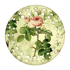 Roses-59 Ornament (round Filigree) by nateshop