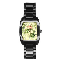 Roses-59 Stainless Steel Barrel Watch by nateshop