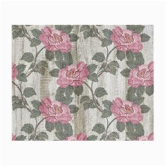 Roses-pink-elegan Small Glasses Cloth (2 Sides) by nateshop