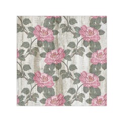 Roses-pink-elegan Square Satin Scarf (30  X 30 )