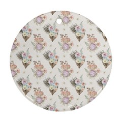 Roses-white Ornament (round)