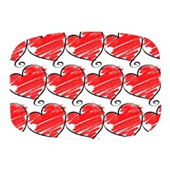 Seamless-heart-red Mini Square Pill Box by nateshop