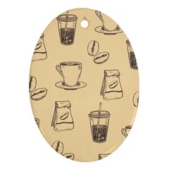 Coffee-56 Ornament (Oval)