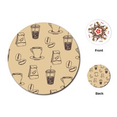 Coffee-56 Playing Cards Single Design (round) by nateshop