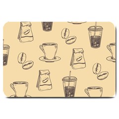 Coffee-56 Large Doormat by nateshop