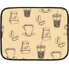 Coffee-56 Two Sides Fleece Blanket (mini) by nateshop