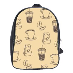 Coffee-56 School Bag (large) by nateshop