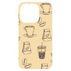 Coffee-56 Iphone 14 Pro Black Uv Print Case by nateshop