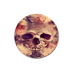 Day-of-the-dead Magnet 3  (round) by nateshop