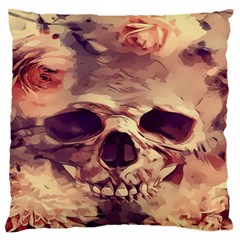 Day-of-the-dead Large Premium Plush Fleece Cushion Case (two Sides) by nateshop