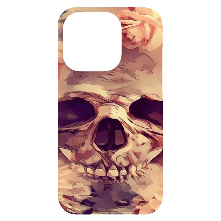 Day-of-the-dead iPhone 14 Pro Black UV Print Case