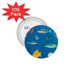 Fish-73 1 75  Buttons (100 Pack)  by nateshop