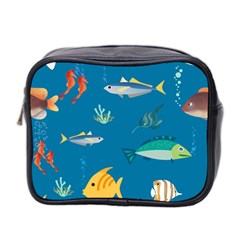 Fish-73 Mini Toiletries Bag (two Sides) by nateshop