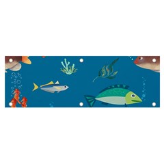 Fish-73 Banner And Sign 6  X 2  by nateshop